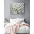 thumbnail image 3 of Tree Flower Canvas Print Wall Art Oil Painting Framed Canvas Art Wall Decor Modern Pictures Painting Morden Artwork for Living Room Bedroom, Ready to Hang - 12"x16", 3 of 6