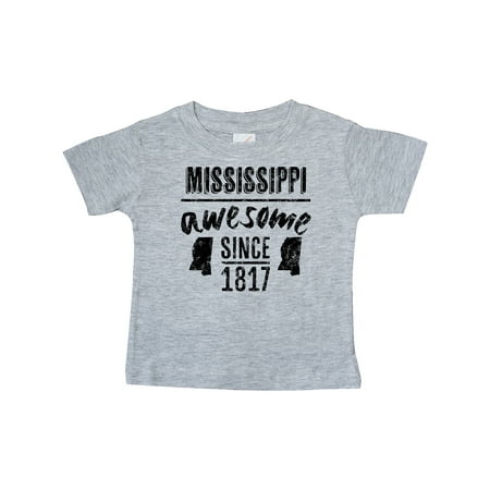 

Inktastic Mississippi Awesome Since 1836 Gift Baby Boy or Baby Girl T-Shirt