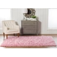 thumbnail image 7 of Linon Home Decor New Flokati Area Rug Collection, Pastel Pink, 5 x 8, 7 of 7