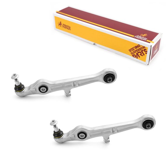Metrix Premium Chassis Parts - 2 PC Front Lower Forward Control Arm w Ball Joint & Bushing Assembly Kit Fits 09 Audi A4, A4 Quattro, 07-08 RS4, 04-09 S4, 02-08 A4, A4 Quattro, RK80524