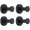 Matte Black, variant on Matte Black Bath Robe Towel Hook 4 Pack, Stainless Steel Bathroom Coat Hook, Wall Mount