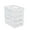 WHITE, variant on Extra Large 4-Tier Organizer Stackable Storage Box With Lid Clear Plastic Organizer Drawers Storage Box Storage Case With Handle