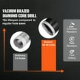 thumbnail image 4 of KFFKFF Set of Diamond Core Drill Bits, Includes 10 Pieces in Sizes 6/10/12/20/25/30/35/40/45/50mm, Features Triangular Shank, Comes with Storage Case, Suitable for Both Dry and Wet Conditions, 4 of 9