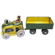 Collectible Tin Toy - Tractor with Wagon