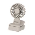 thumbnail image 4 of Ventilador portátil con clip, refrigeración por viento fuerte, ajuste de 3 velocidades, pequeño mini ventilador de escritorio Albaricoque, 4 of 9