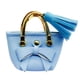 thumbnail image 5 of Bolso De Muñecas A Escala 2x1/6, Adorno De Casa De Muñecas, Cuero PU Para Muñecas De 12", Regalo Artesanal, Color Azul Claro, 5 of 8