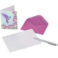 thumbnail image 3 of Papyrus Blank Cards with Envelopes - Designed by Bella Pilar, Purple Hummingbird (14-Count), 3 of 8