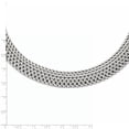 thumbnail image 3 of 925 Sterling Silver Mesh Link Necklace Pendant Charm, 3 of 7