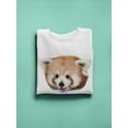thumbnail image 3 of Red Panda Face Sweatshirt Women -SPIdeals Designs, Female 5X-Large, 3 of 4