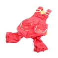 thumbnail image 5 of Fashionable Pet Dog Jeans Clothes Pet Dog Apparel Dogs Vintage Vest - Red M, 5 of 9