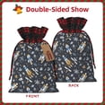 thumbnail image 2 of Pofeuu Space Cars Print Burlap Bags with Drawstrings Drawstring Gift Bags Pouch Bag for Thankgiving Birthday Party Gift Wrapping Treats and Party Favors-Black, 2 of 8