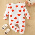 thumbnail image 5 of Uuszgmr Toddler Jumpsuit For Boys Girls Infant Baby Boy Girl Valentines Day I Love My Mom Long Sleeve Fashionable Cute Romper, 5 of 7