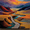 Canyon, variant on Multicolor Indian Spice Canvas Kitchen Dining Room Food Art Contemporary Home Wall Decor