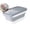 Gray, variant on Large Airtight Dog Food Storage Bin – 14–15L Foldable Pet Food Container with Hinged Lid, Wheels & Locking Seal – Keeps Dry Food Fresh, Mobile & Space-Saving for Kitchen or Pantry
