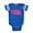 Royal Blue, variant on CafePress - Nebraska - Cute Infant Baby Football Bodysuit