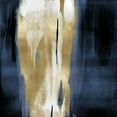 thumbnail image 3 of Wright, Christine 15x15 Black Modern Framed Museum Art Print Titled - Free Fall Blue with Gold I, 3 of 5