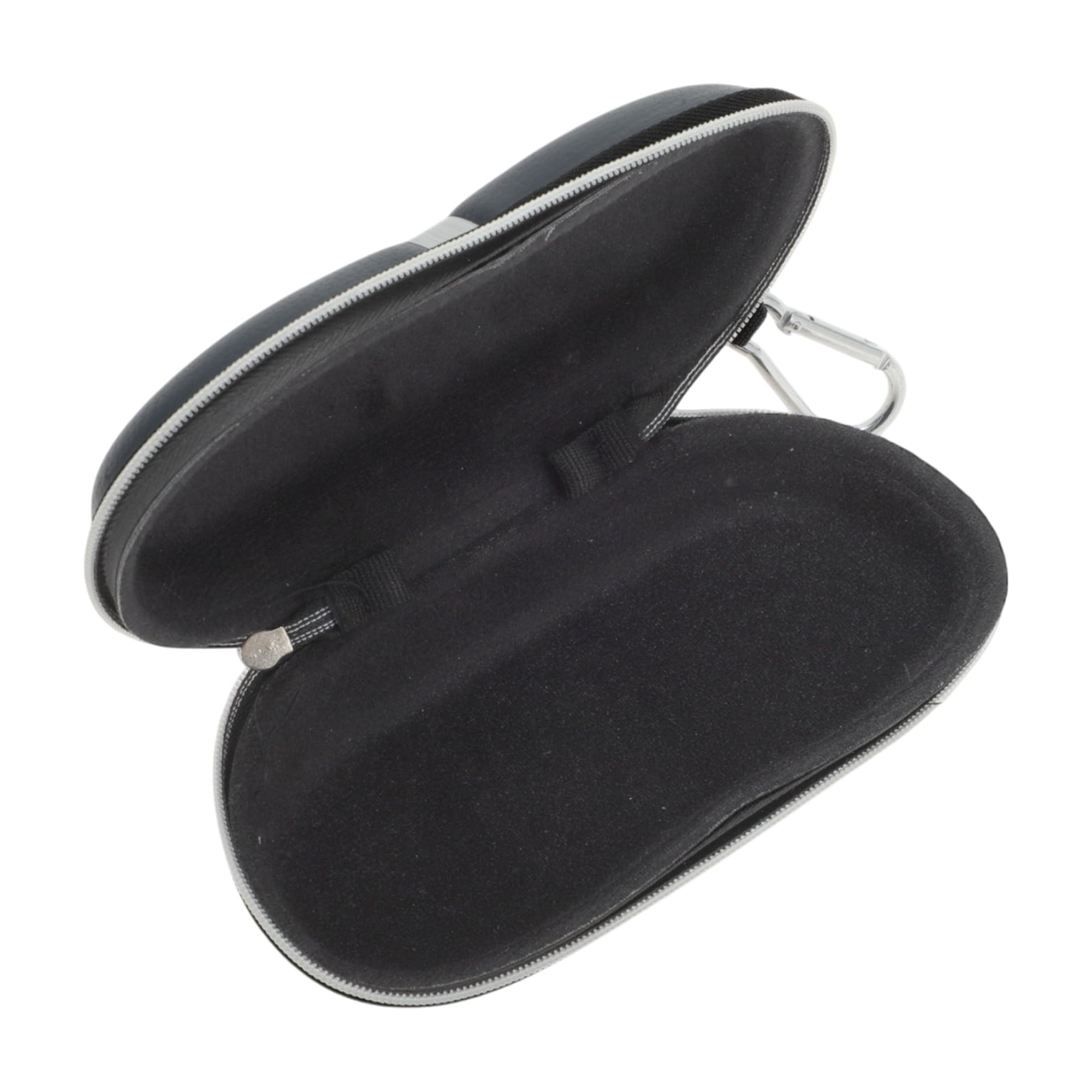 Unique Bargains Durable Eyeglasses Storage Case with Soft Lining Dark Blue