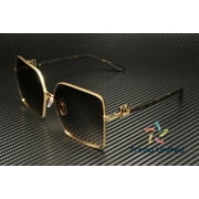 Dolce & Gabbana DG 2279 Metal Womens Square Sunglasses Gold 60mm Adult
