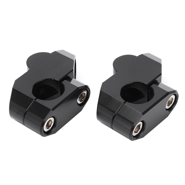 Peahefy Aluminum Alloy Handlebar Riser 7/8in Handlebar Risers CNC Aluminum Alloy Universal Motorcycle Modification Accessory