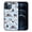 French Bulldog Funny Playful Postures, variant on WIRESTER Shockproof Soft Rubber Cover Case for Apple iPhone 12 Pro Max 6.7" 2020, English Bulldog Funny Playful Postures On Aero Blue Background