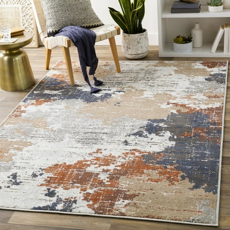 Abbie & Allie Rugs Tiva Tiv-2300 Gray 6'7" x 9' Area Rug