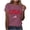 A25 Hot Pink, variant on Mifsaly American Flag Shirt Women Summer Casual Usa Flag Graphic Basic T Shirts 4Th Of July Crewneck Short Sleeve Cotton Tops Lightweight Breathable Daily Wear Patriotic Tee M