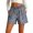 Black, variant on ClodeEU Women's Striped Drawstring Elastic Waist Shorts,Casual Summer Shorts with Pockets,Lightweight Beach Loungewear Dark Blue,Women's Plus L