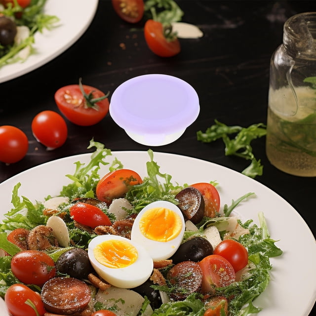 Raindrops 4Pcs Salad Dressing Container To Go With Leakproof Silicone Lids For Lunch Boxes And Travel Assorted Color