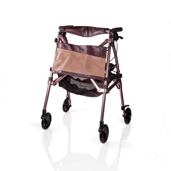 Signature Life Elite Travel Rollator - Champagne Gold