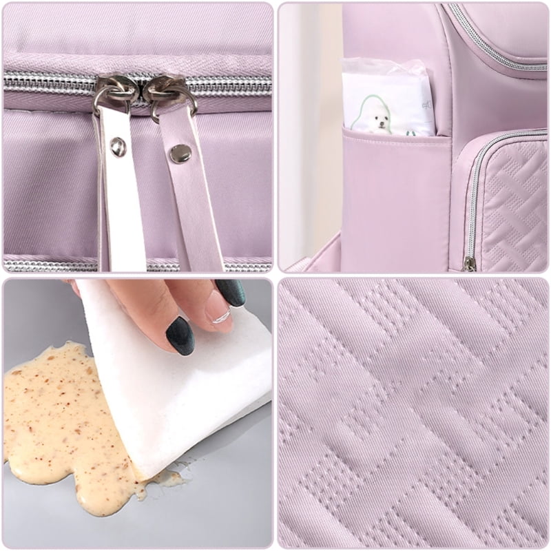 Oxfords Fabric Backpack for Hot and Cold Food Storage Bag Large Diaper Backpack