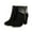 Black, variant on Tponi Women'S Boots Women Boots Low Heel Booties Round Toe High Heel Ankle-High Easter Chukka Boots