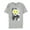 Grey - gray, variant on Elevenparis Mens Lamie Graphic T-Shirt, White, Medium