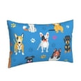 thumbnail image 2 of Balery Cute Dogs Bedding Queen Pillow Cases - Envelope Closure - Soft Brushed Microfiber Fabric - Shrinkage and Fade Resistant Pillow Cases-, 2 of 9
