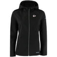 thumbnail image 2 of Women's Cutter & Buck Black Kansas City Chiefs Evoke Eco Softshell Recycled Full-Zip Hooded Jacket, 2 of 3