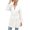 White, variant on ZVNAΖH Women's Professional Blazer Slim Fit Long Sleeve Double Breasted Jackets Solid Color Lapel Collar Blazer Jacket with Belt