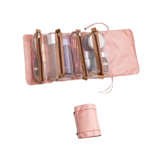 Toystoory Neceser de viaje portátil 4 en 1 para mujer, caja de maquillaje de malla desmontable, organizador de almacenamiento de artículos de tocador de Almacenamiento y organización del hogar No.1 Toystoory HA046066-01