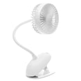 thumbnail image 1 of Ventilador con clip O2COOL recargable por USB, batería, 12.7 cm, con 3 velocidades, 1 of 9