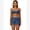 Blue, variant on IBTOM CASTLE Workout Sets for Women 2 Piece Color Block Strappy Sports Bra High Waist Shorts Gym Yoga Pilates Outfits S Black