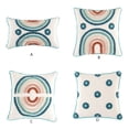 thumbnail image 3 of ZUARFY Woven Tufted Boho Throw Pillow Cover Morocco Decorative Rainbow Pattern Cushion Case Farmhouse Pillowcase for Couch Sofa Bedroom Car Living Room, 3 of 19