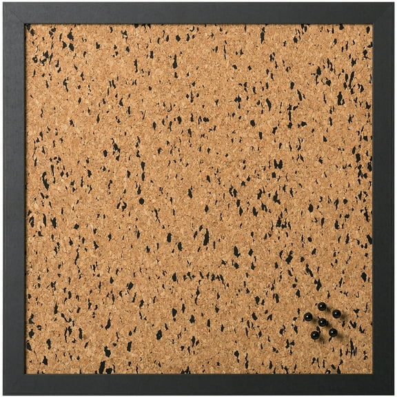 MasterVision Speckled Black Natural Cork Board