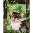 thumbnail image 3 of Long Haired Chihuahua St. Patricks Garden Flag, 3 of 5