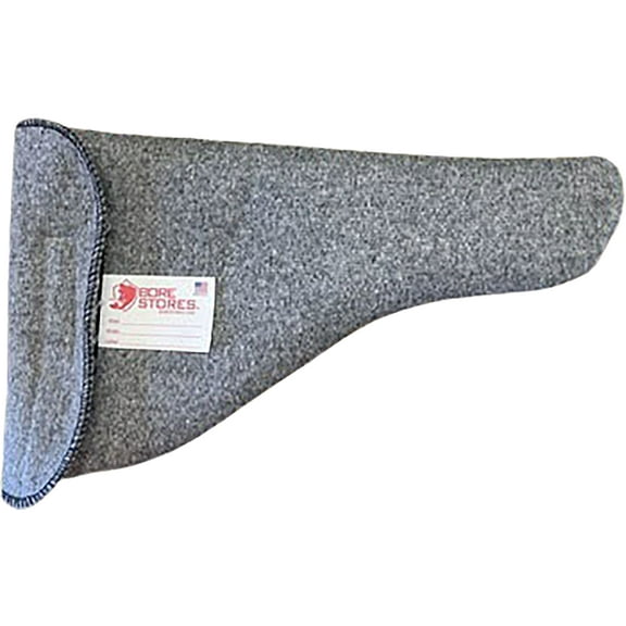 Bore Stores Silicone-Treated 4" to 6" Barrel Revolver Case 12" Gray