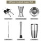 thumbnail image 4 of 6-Piece Stainless Steel Bartender Kit, Cocktail Shaker, Mixing Stick, Bar Tool Set for Drinks, 4 of 5