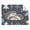 Grey Hedgehog, variant on 31"x41" Super Soft Blanket with Double Layer Dotted Backing Cozy Dotted Fleece Blanket for 6M-5Y, Red-fox Printed