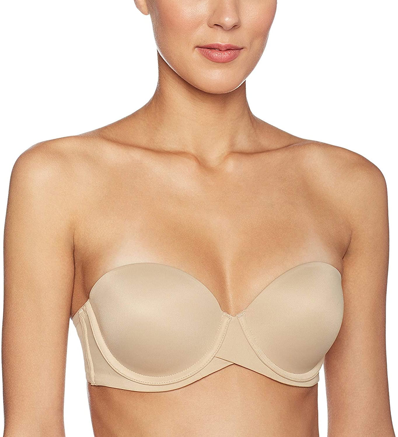Maidenform BODY BEIGE Self-Expressions Stay Put Strapless Bra, US