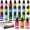 24 Colors, variant on , 45 Colors Air Brush Painting Set with 3 Thinners, to , Water-Based Air Brush for Plastic Models, Metal, Canvas, - 48 Bottles