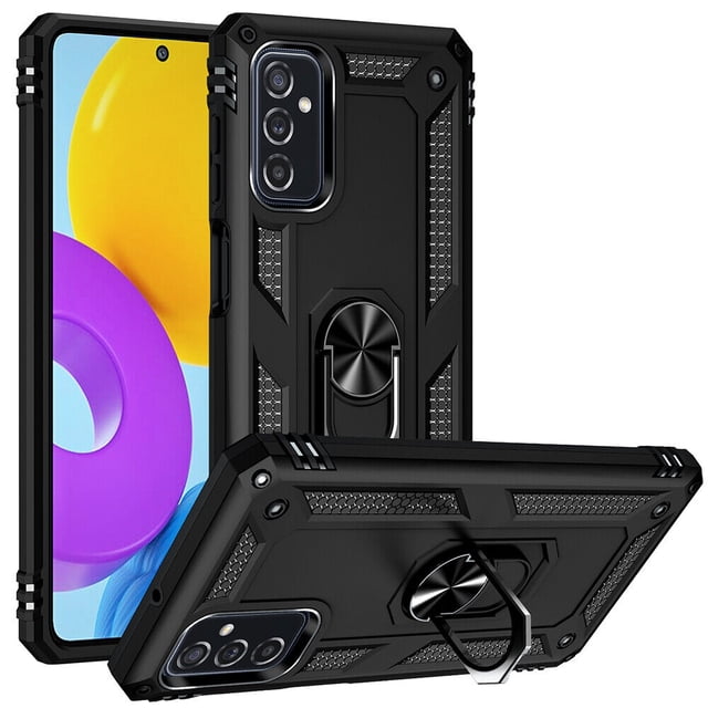 Funda de teléfono para Samsung M52 5G de Uso Rudo Shockproof + Cristal 9D