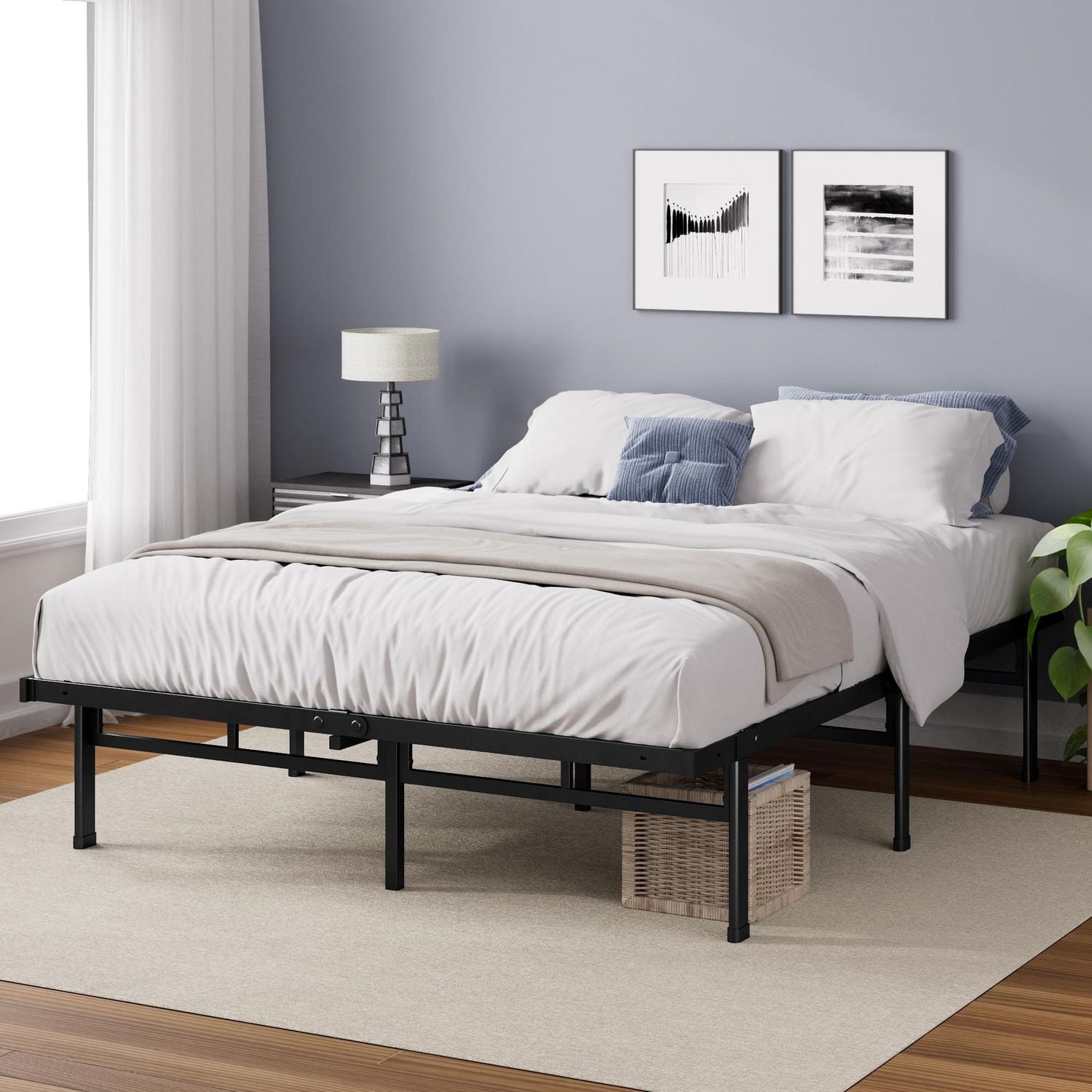 Zinus Justin 14 inch SmartBase® Mattress Foundation Bed Frame