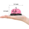 thumbnail image 3 of Call Bell, Service Bell Dinner Desk Bell for The Porter Kitchen Restaurant Bar Hotel Schools (2 Pack, Pink), 3 of 5