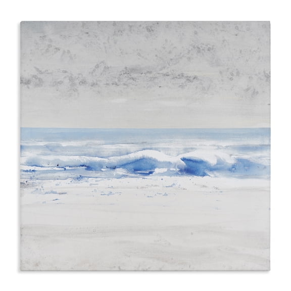 Stupell Industries Coastal Abstract Ocean Shoreline Waves Nautical Beach Design Canvas Art, 24 x 24, by Tim O'Toole